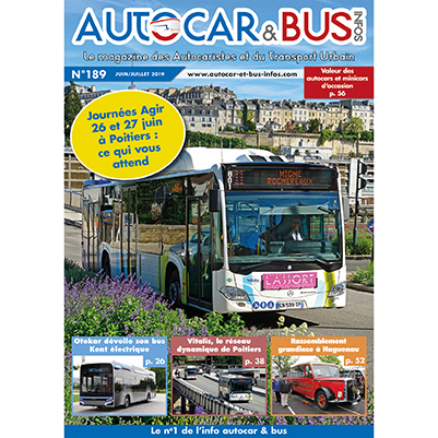 Autocar & Bus Infos 2 ans Etranger et Drom Com version papier et numérique 12 n°